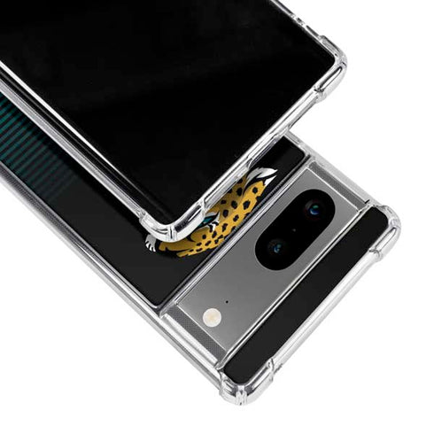 NFL Jacksonville Jaguars Breakaway Google Pixel 7a Clear Case